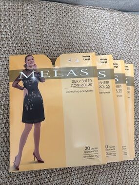 Silky Sheer Control 30 Pantyhose - Honey-Nude